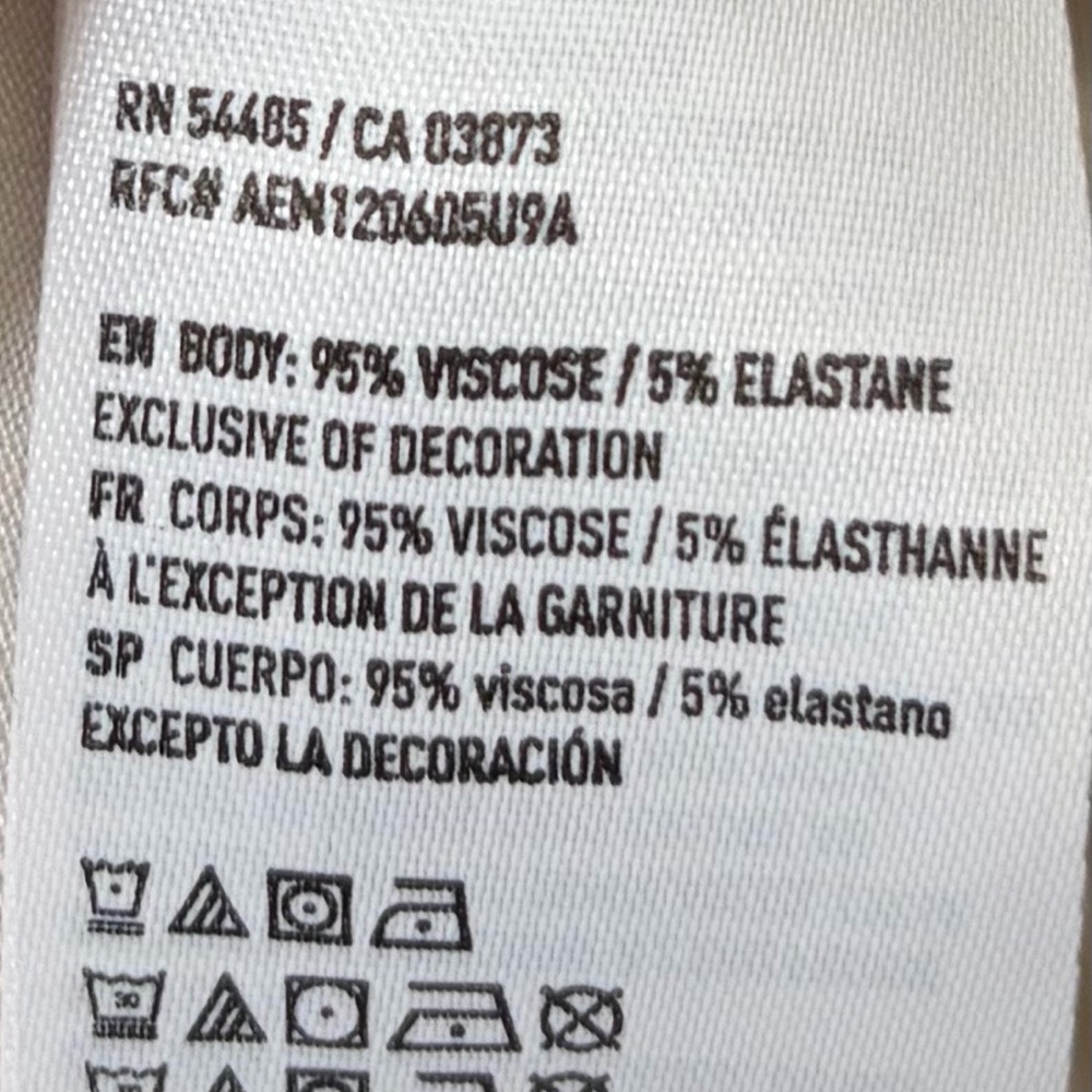 AEO Soft & Sexy Whitte Tank Top With Floral Embroidery - Picture 5 of 6